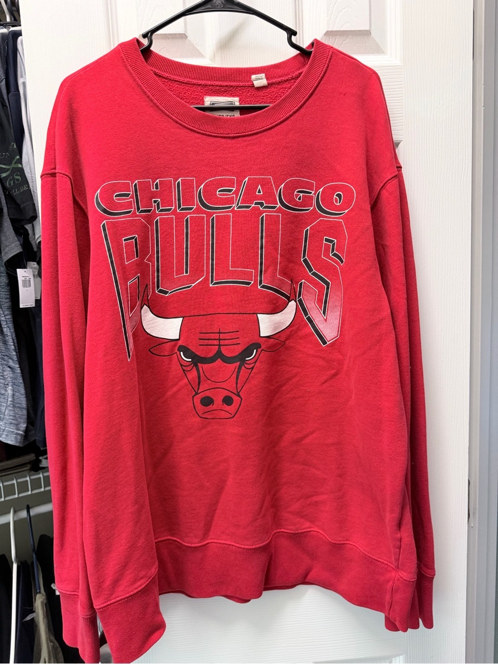 Red Crewneck Sweatshirt - Women